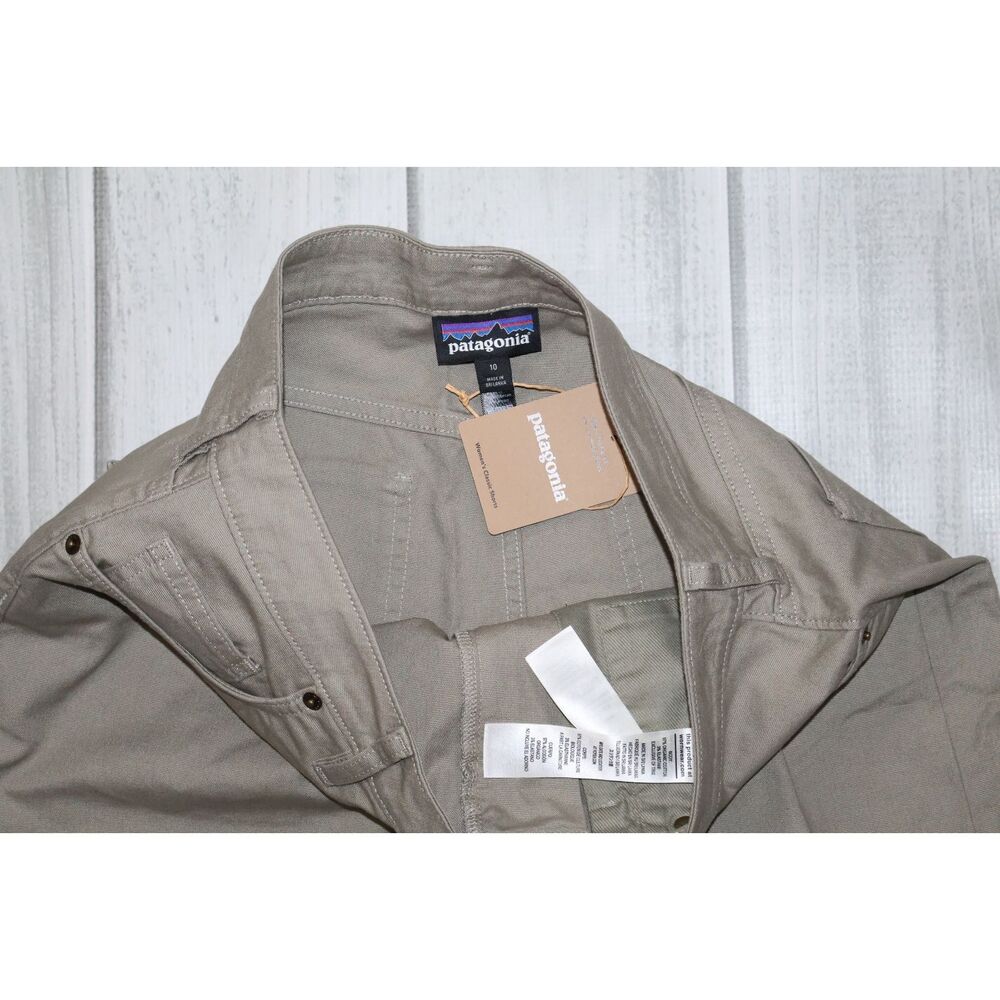 NEW Patagonia Classic Shorts Women’s Sz 10 Green Chino Lightweight Canvas - Picture 4 of 7